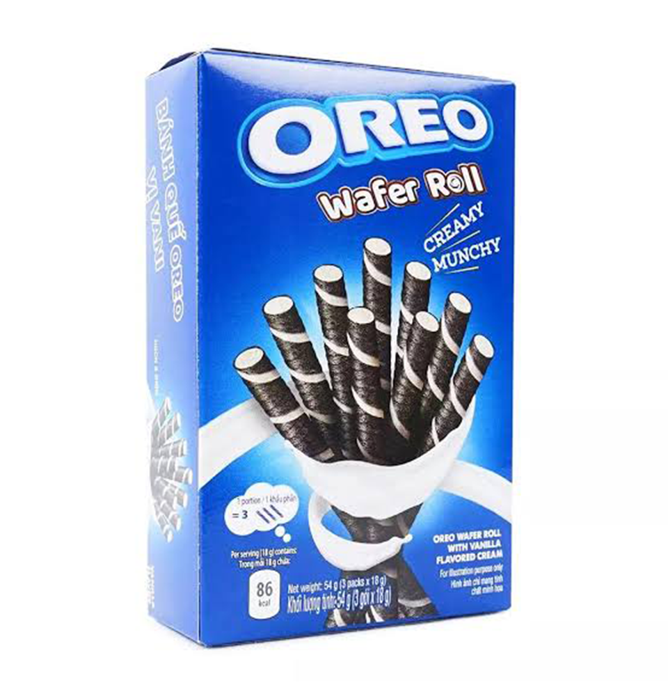 Oreo Wafer Roll Choco , Vanila