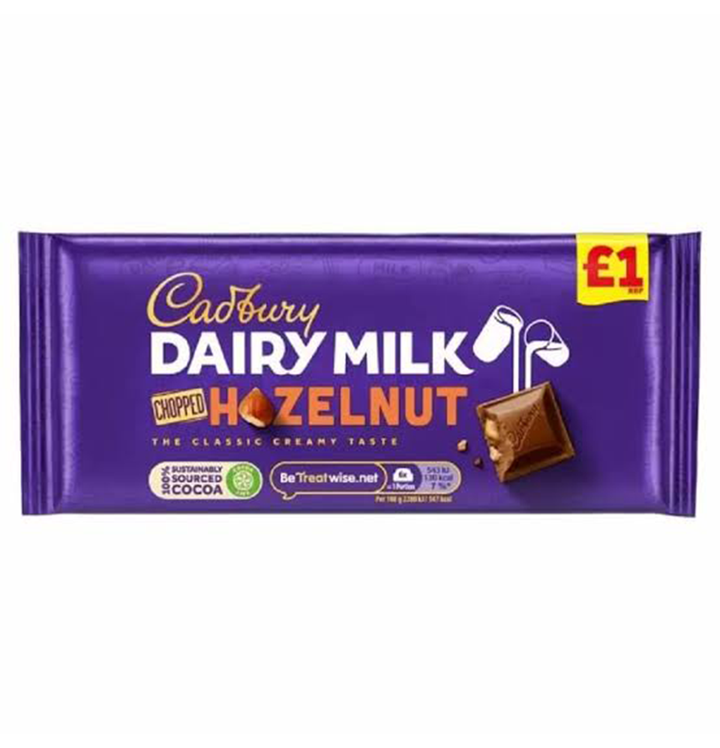 Cadbury Chopped Hazelnut